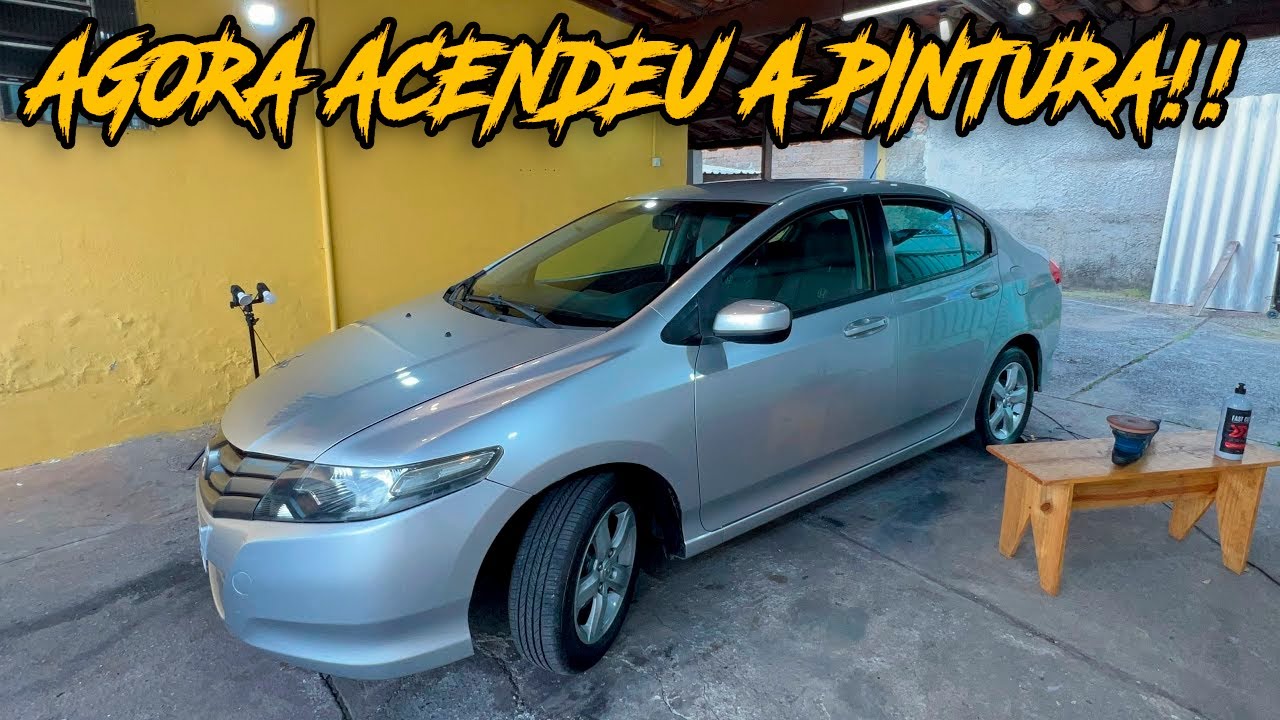 FIZ POLIMENTO T&Eacute;CNICO NO HONDA CITY DE LEIL&Atilde;O!!