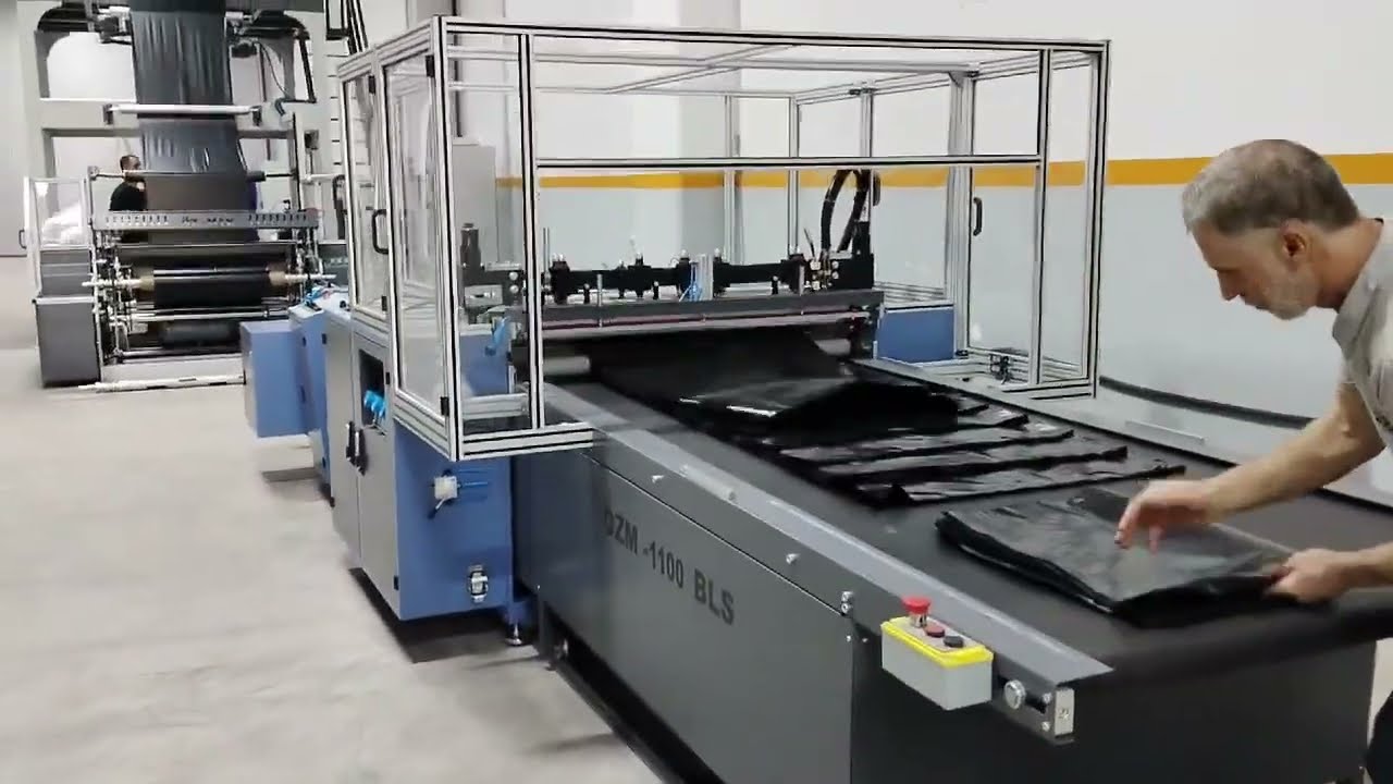 ÖZM 1100 BLS DİP KAYNAK TORBA MAKİNASI -  BOTTOM SEAL BAG MAKING MACHINE