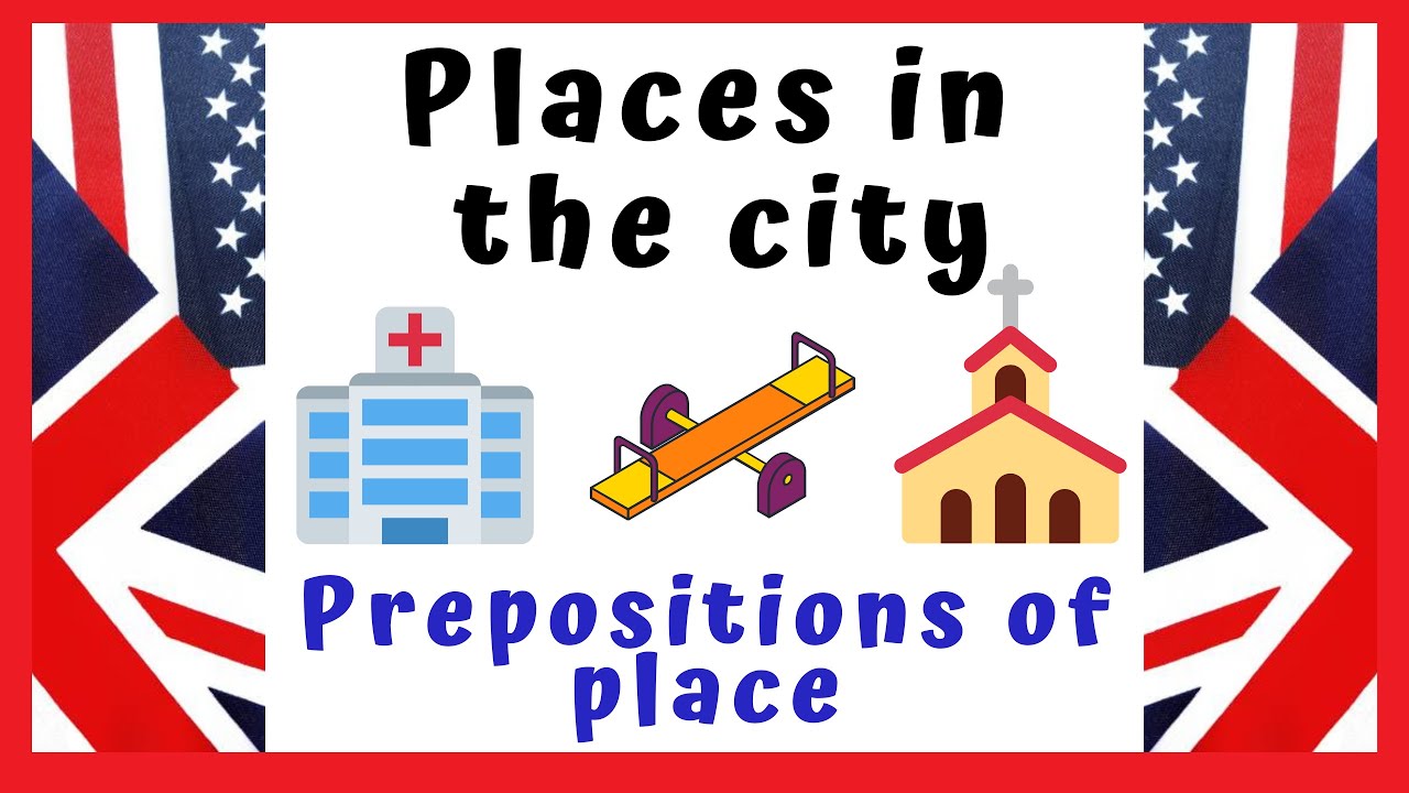 👉 PLACES IN THE CITY and the prepositions of place..✍ #english #learnenglish #englishgrammar