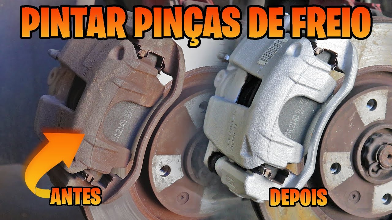 COMO PINTAR A PINÇA DE FREIO CORRETAMENTE E COM SEGURANÇA  * SPRAY *