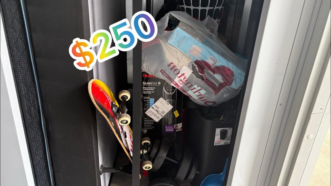 Pague $250 por este storage abandonado y encontré un vídeo.