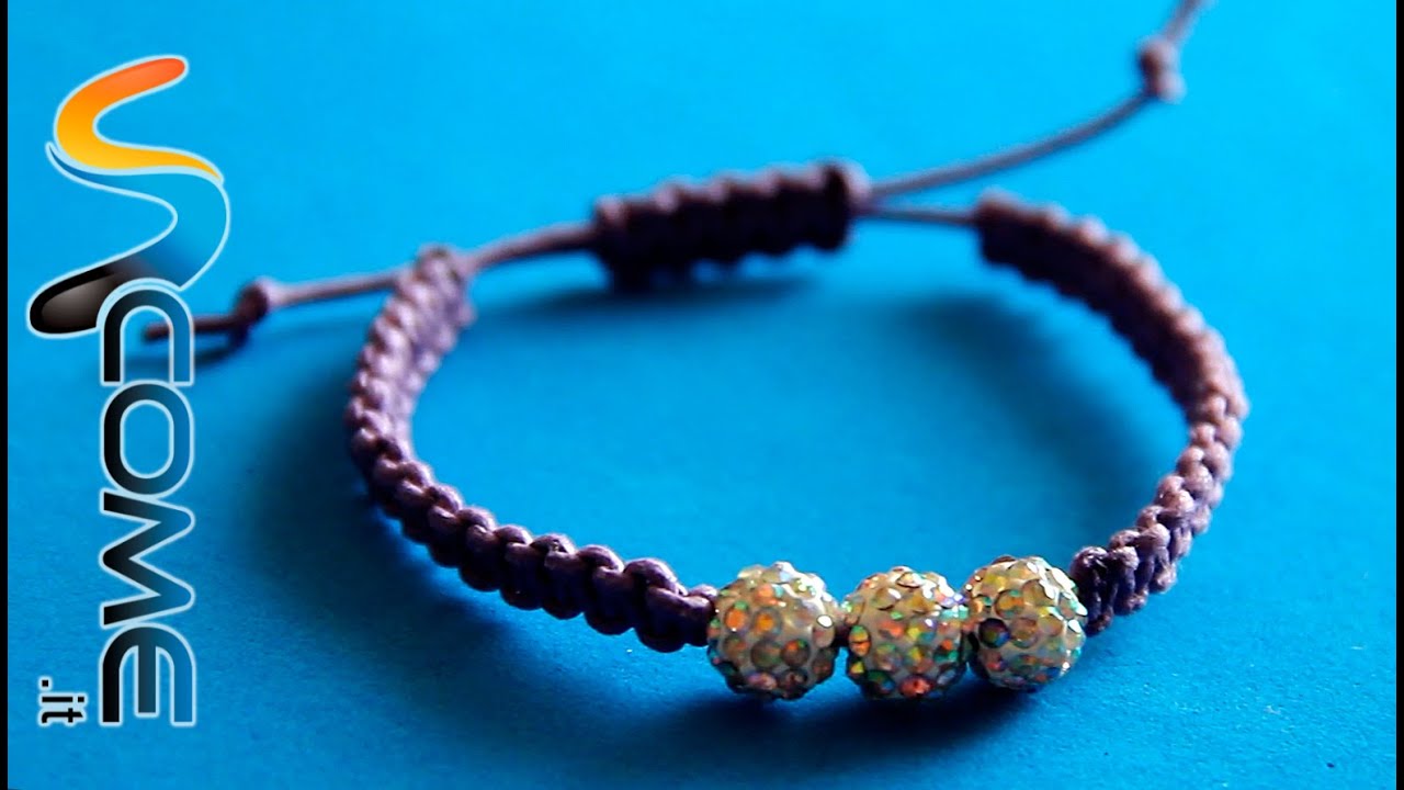 Come fare un braccialetto con nodo macramé