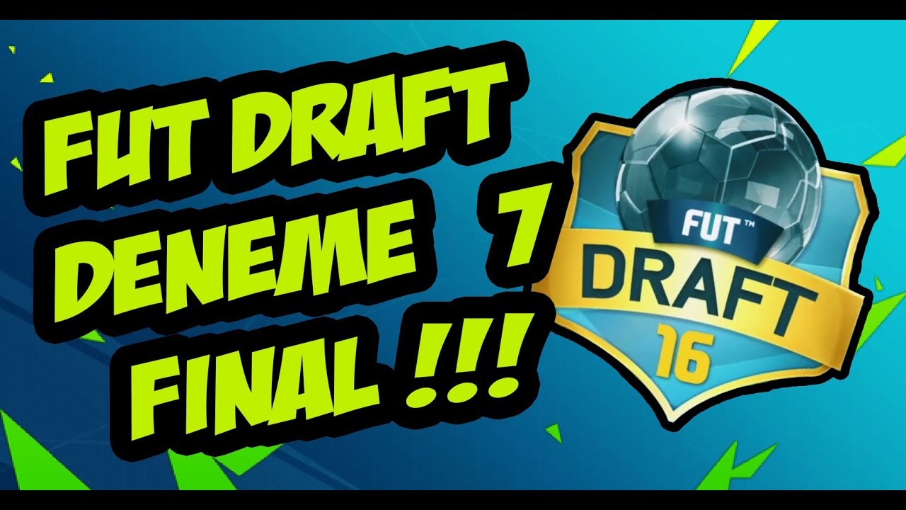 FUT DRAFT / OnurOnline / Deneme 7 / Final  / Türkçe Ultimate Team Draft