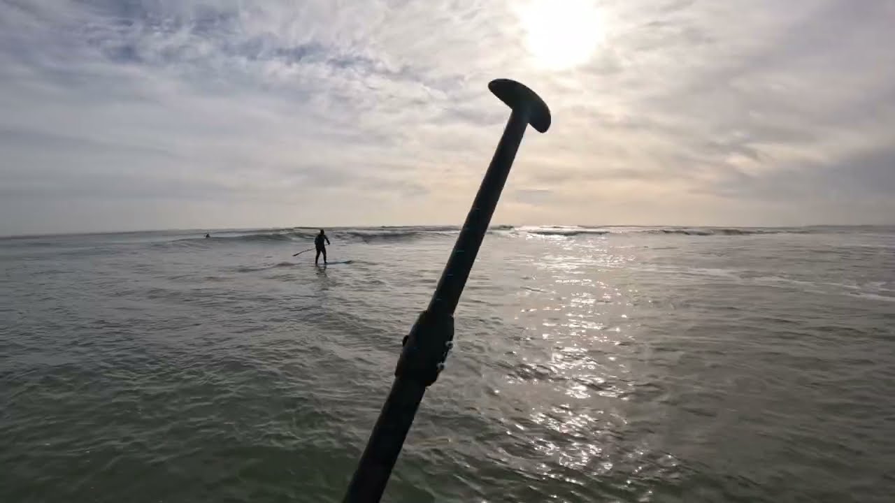 Novelty February Sup Surf at Hayling Sandbar - Starboard Spice 8'2