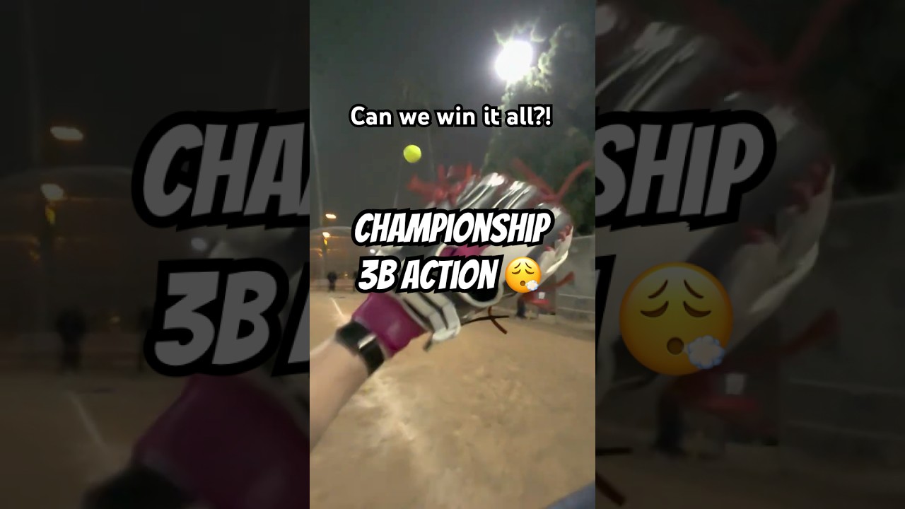 Clocking in at 3B💼 #pov #slowpitchsoftball #baseball #mlb #shorts #highlights #defense #d1 #sports