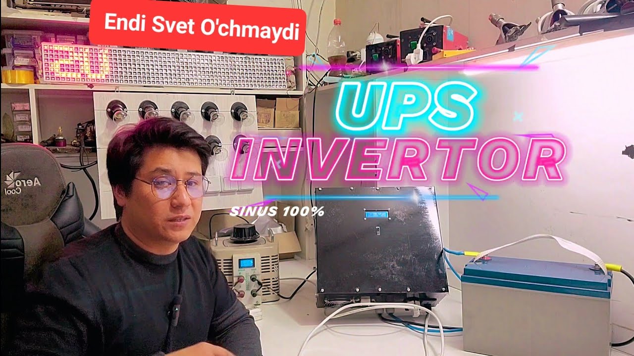 UPS INVERTOR USTA OYBEK.Endi Svet O'chmaydi.☎️+998913260371