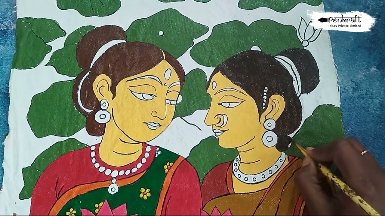 Penkraft Sakhi Art On Scroll DIY Kit