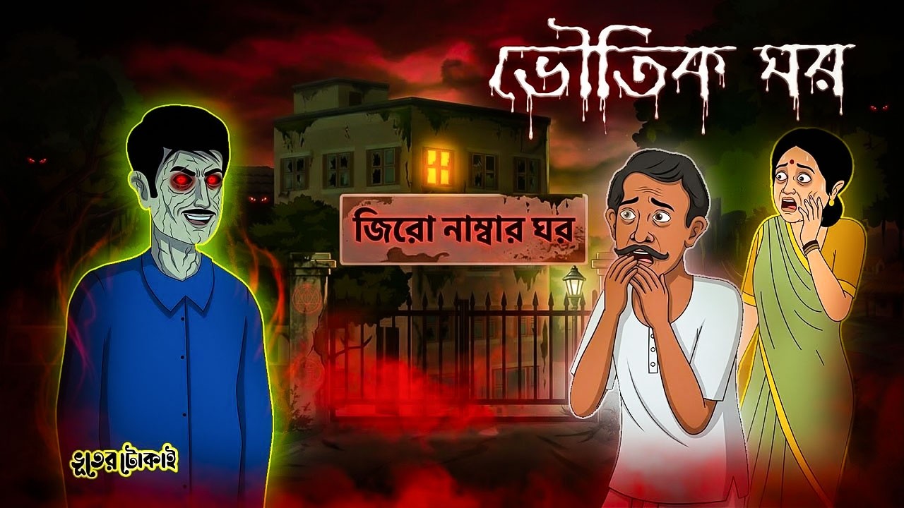 ভৌতিক ঘর | ভৌতিক জিরো নাম্বার ঘর | ভুতের কার্টুন | Bhuter golpo | Bangla Story | Bhootertokai