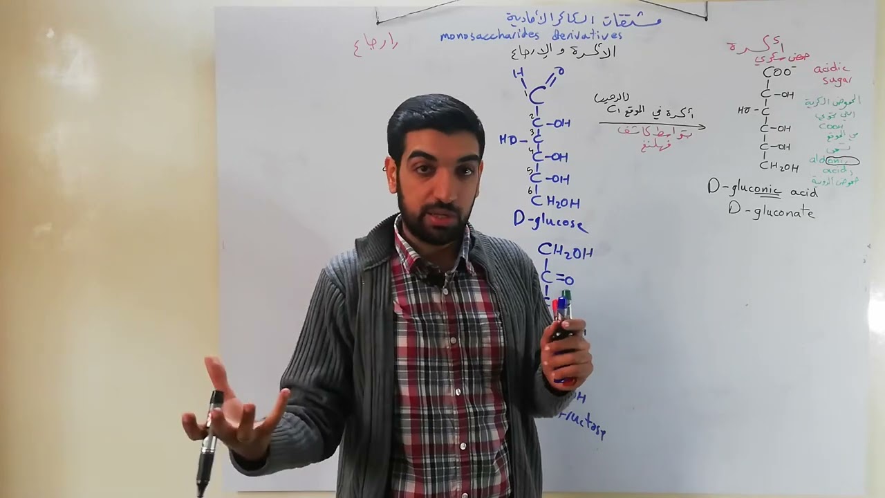 مشتقات - السكاكر الحامضية و أساس اختبار فهلنغ