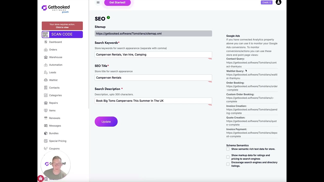 Optimize SEO Keywords and Google Ads Tracking