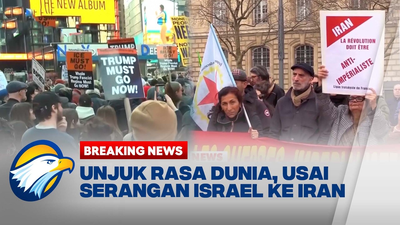 BREAKING NEWS - Massa Turun Kejalan, Semua Negara Mengecam Agresi ke Iran
