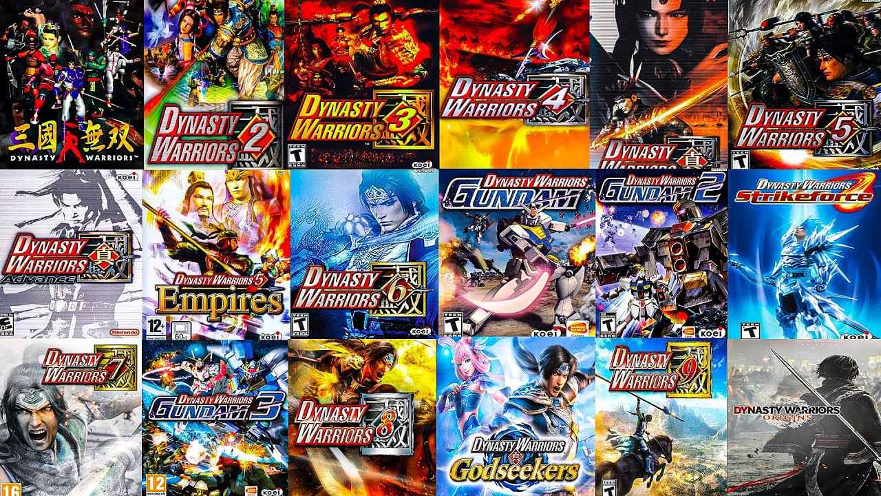 Эволюция игр DYNASTY WARRIORS (1997-2025) «37 ИГР»