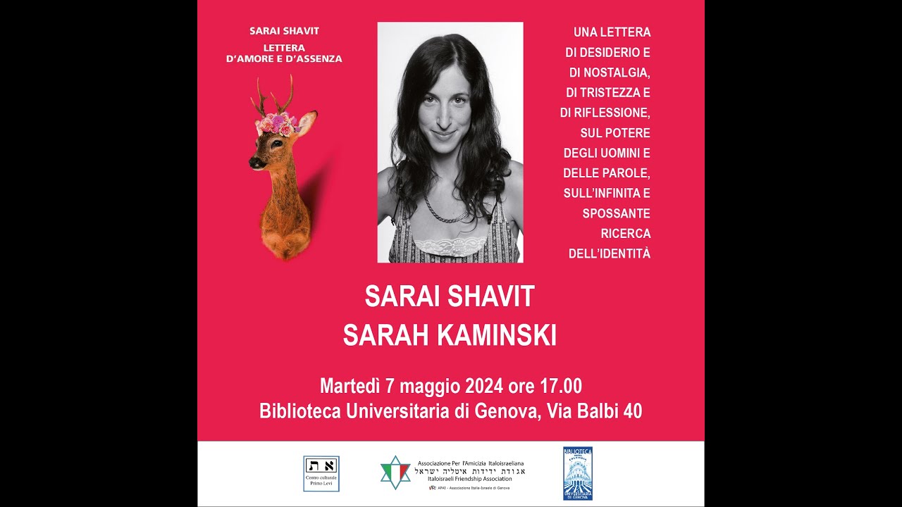 Lettera d'amore e d'assenza - Sarai Shavit