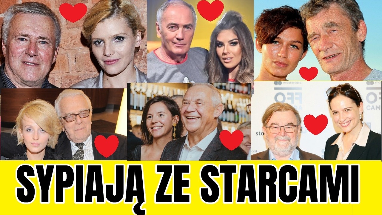 SYPIAJĄ ZE STARCAMI: AKTORKI I Celebrytki które ZASPOKAJAJĄ starzejących się Partnerów czasów PRL