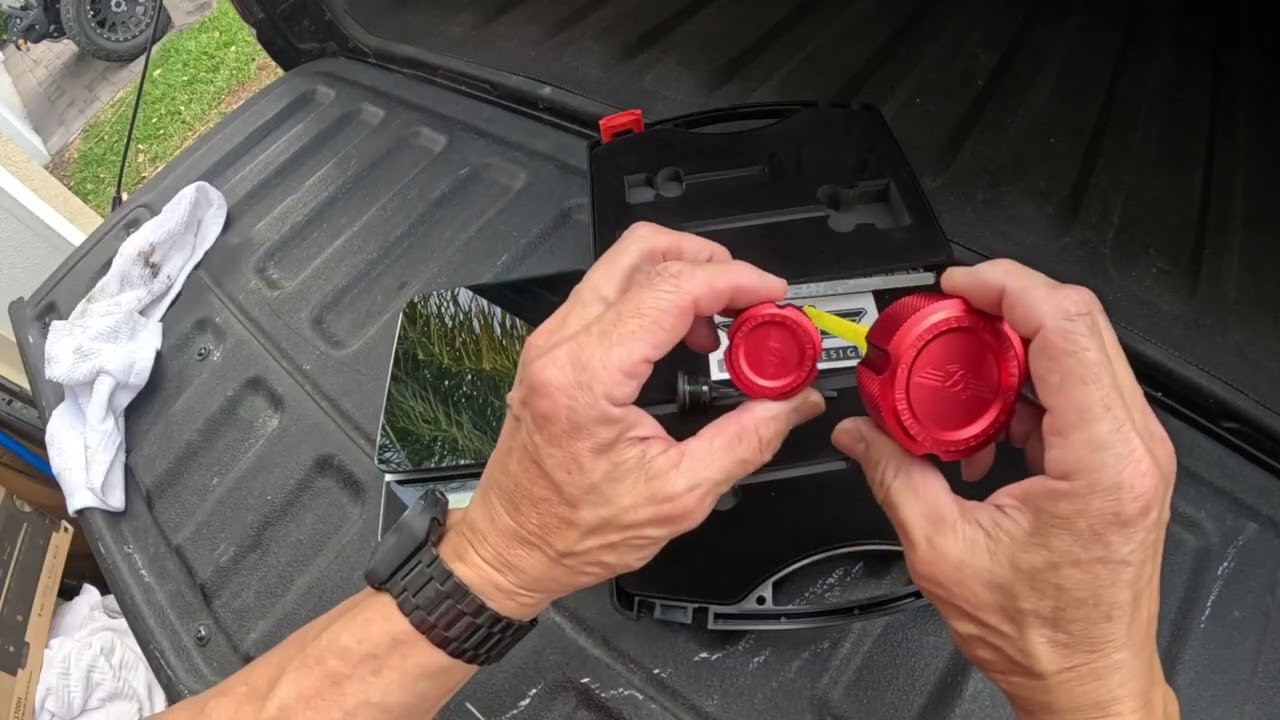 Figurati Magnetic Dip Sticks for oil and transmission on M8. Vlog 77