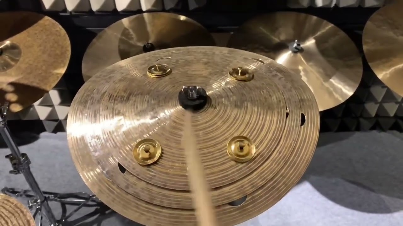 Handcrafted B20 Stack Cymbal with Jingles &ndash; Unique Sound Experience!
