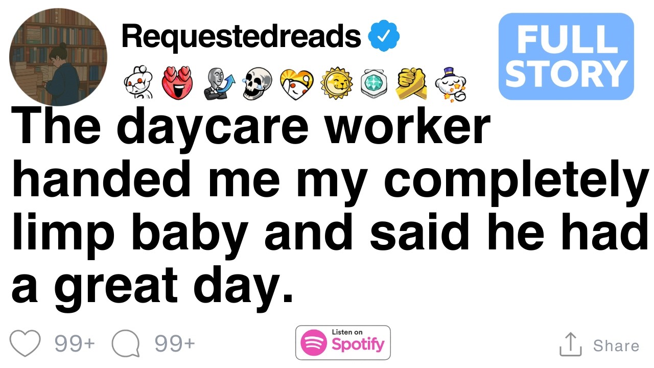 The daycare worker handed me my completely limp baby and said he had a great day. [FULL STORY]