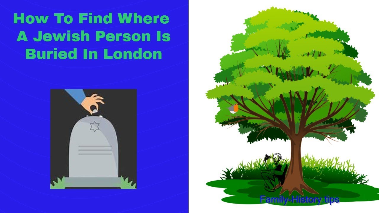 How To Find Where A Jewish Person Is Buried In London