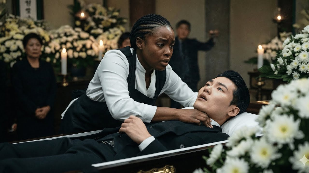 He is Breathing,” Black Waitress Stopped The Korean Mafia Boss’s Funeral, What Happened Next Shocked