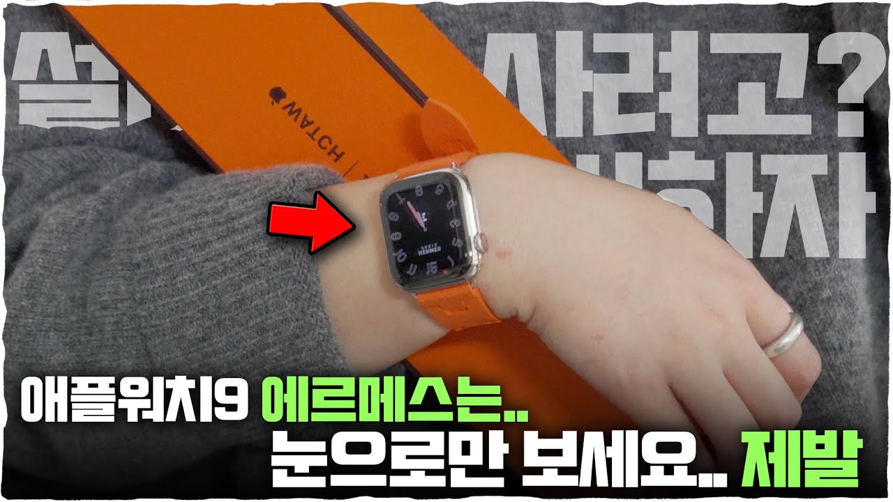 애플워치9.. 에르메스라면 그래도 궁금하실까요? (사용기, 애플워치10 존버?, 아직도 워치4를 쓰는 이유)