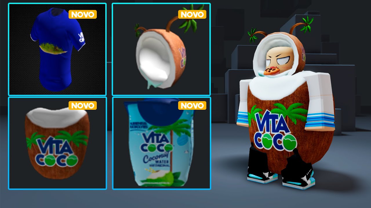 COMO PEGAR ITEM COCO GRÁTIS ROBLOX - (ROBLOX) roblox itens gratis