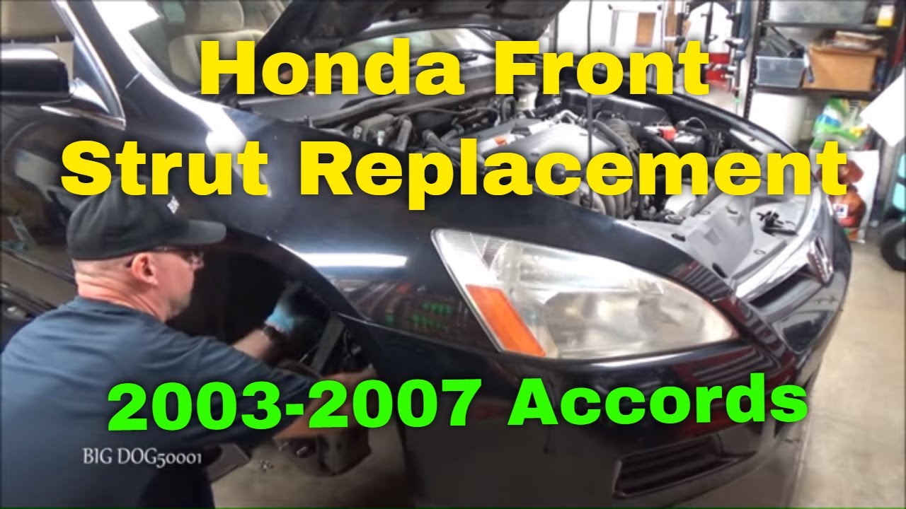 Honda Front Strut Replacement 2007 Accord (2003-2007 Similar)