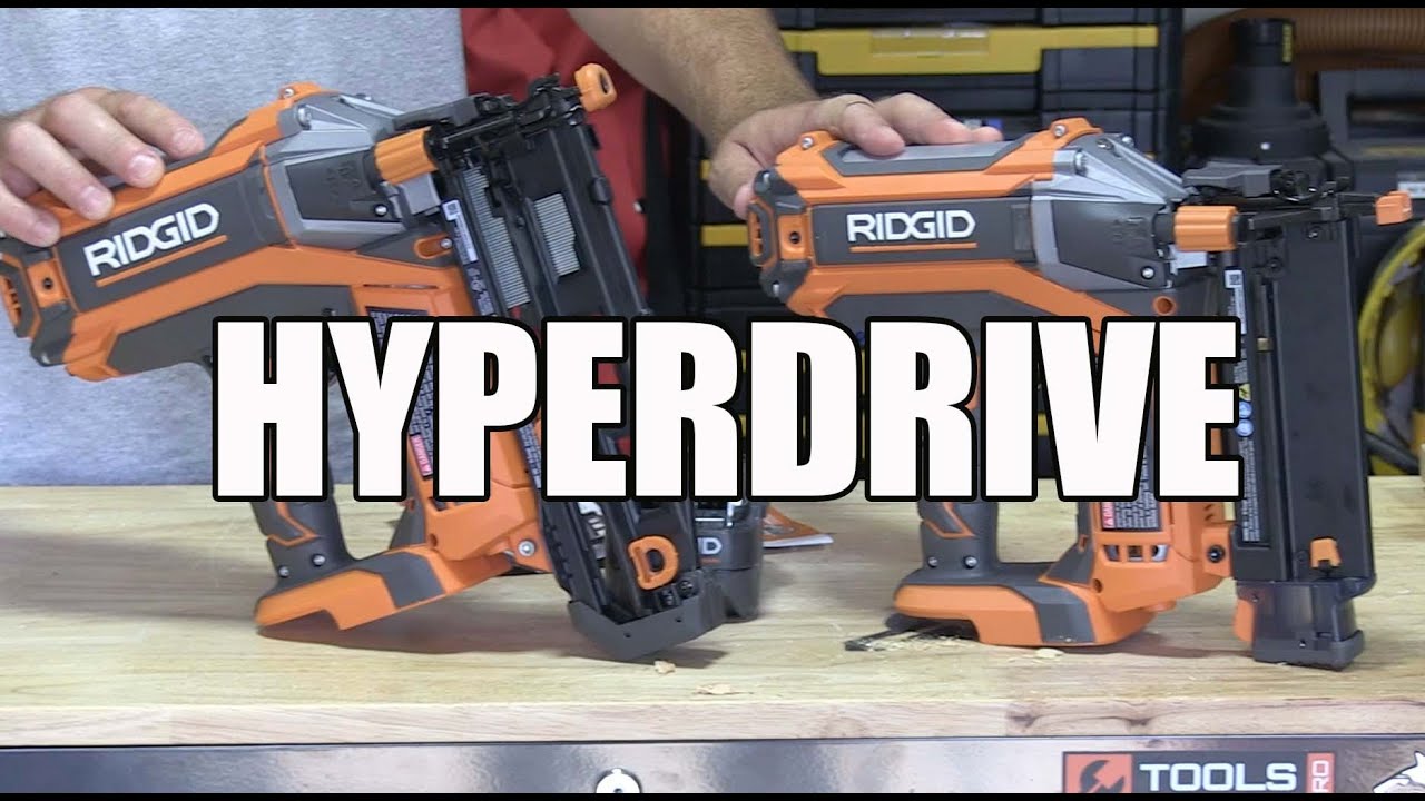 RIDGID HYPERDRIVE 18-Volt Brushless Nailers
