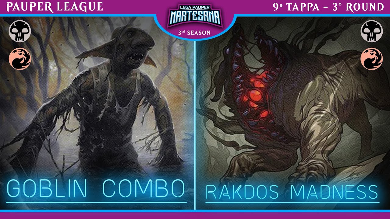 MTG PAUPER - Goblin Combo vs Rakdos Madness - LPMartesana