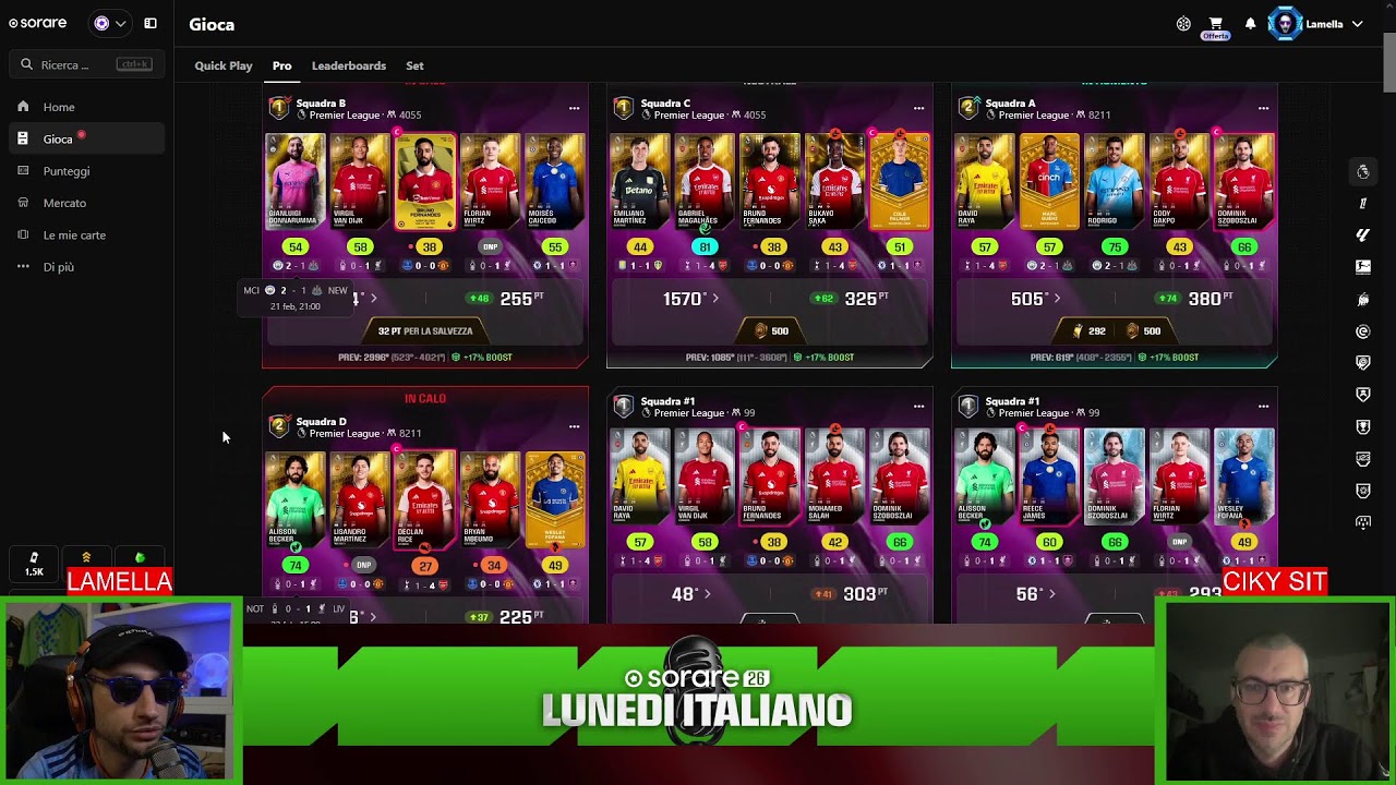 Sorare Lunedì Italiano: Speciale Promo MLS, analisi GW & turno infrasettimanale – con Ciky
