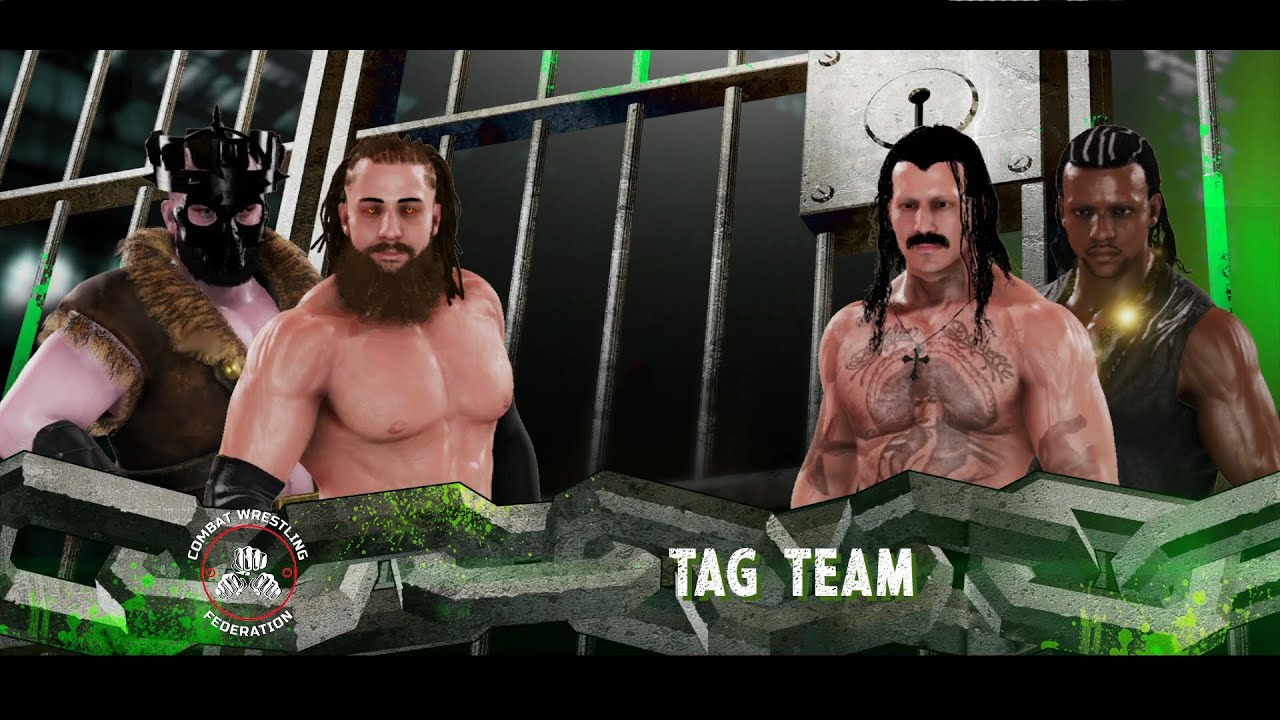 Combat Wrestling Federation /UberZold & El Barabajo vs Dominator & American Dream/ WWE 2k20