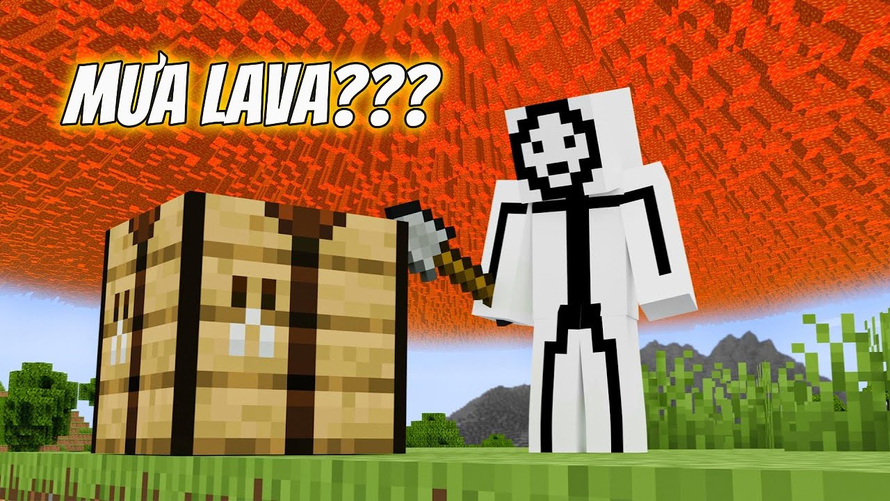 Tôi Phá Đảo Minecraft Dưới Những Cơn Mưa LAVA | MeMaiRap