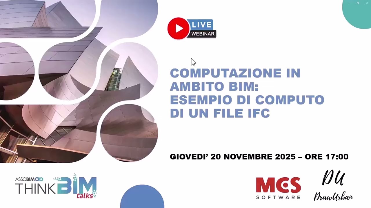Webinar ASSOBIM 20 11 2025 - Computare un file IFC da Revit direttamente in PriMus con ArchVISION RP