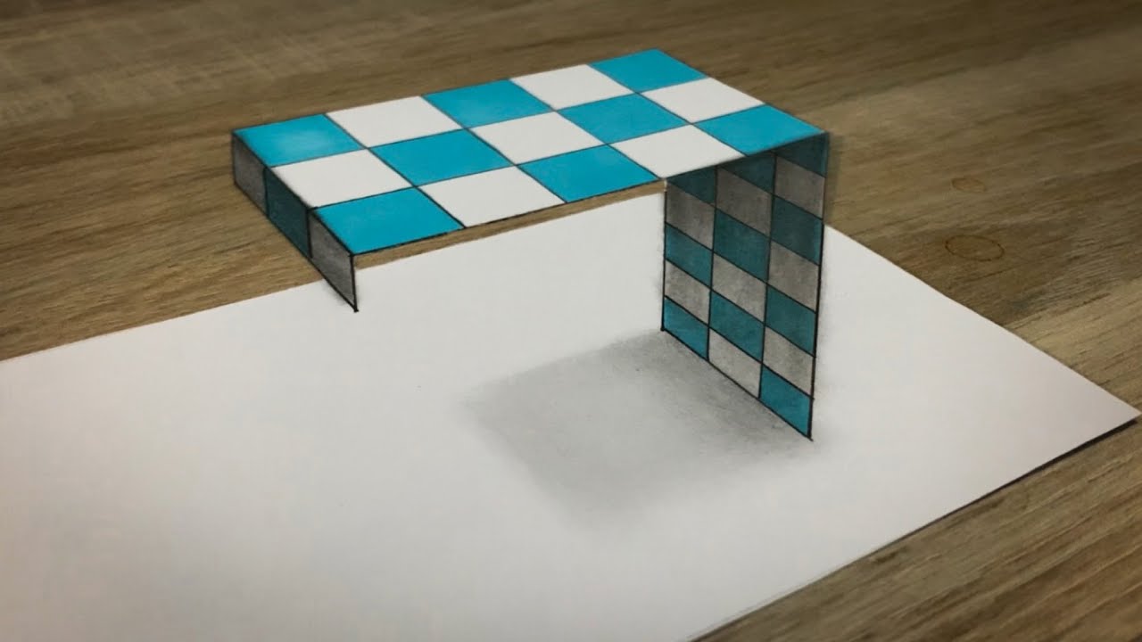 Comment trouver des idées simples pour dessin 3d, illusion
