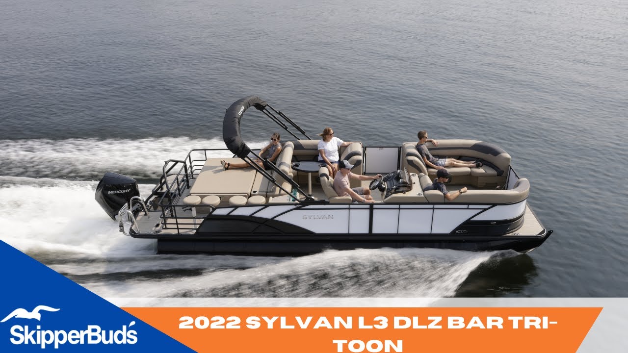 2022 Sylvan L3 DLZ Bar Tri-Toon Boat Tour SkipperBud's
