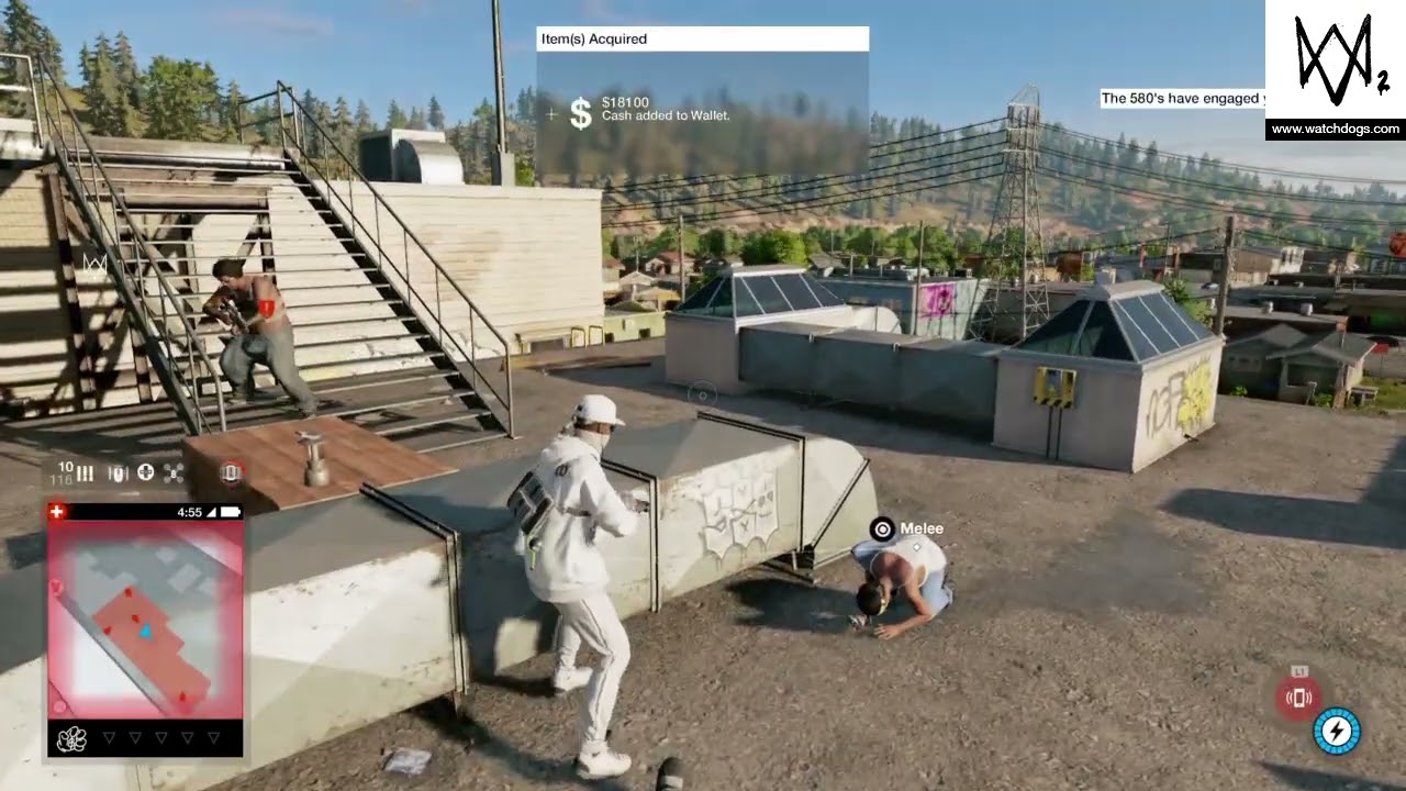 WATCH_DOGS&reg; -THE WHITE SABRE AT WORK