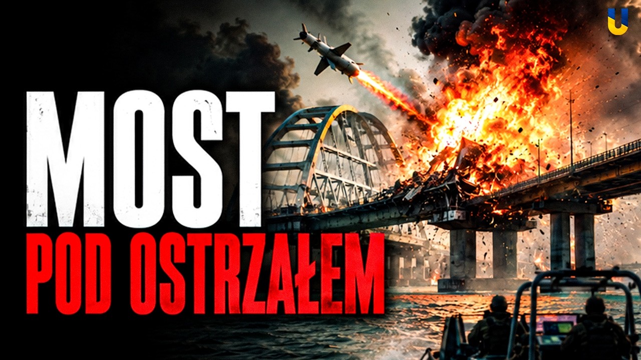 WIDEO ataku na Most Krymski! Ukraina używa NOWEJ BRONI przeciw Rosji