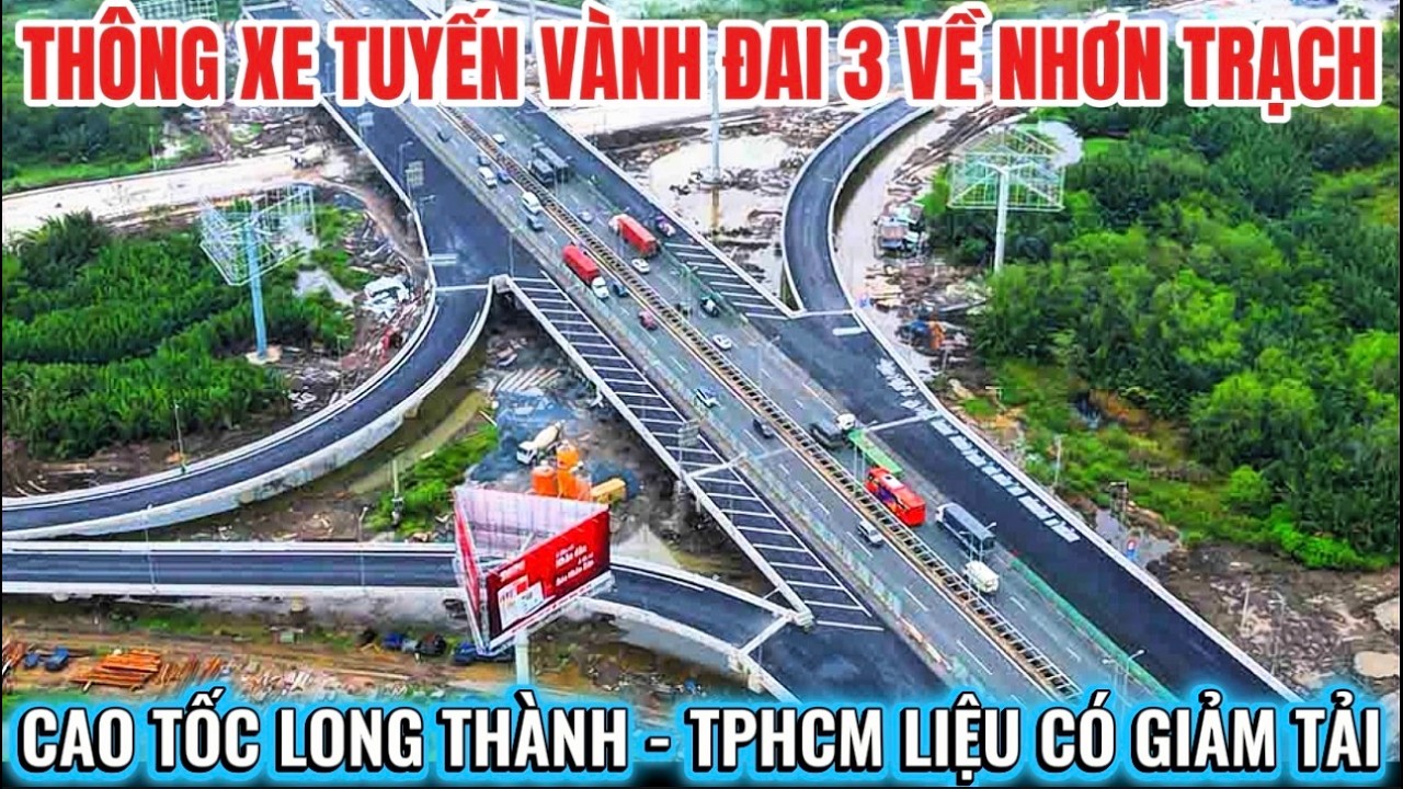CẦU NHƠN TRẠCH THÔNG XE LIỆU GIẢM TẢI ĐUỌCE CHO CAO TỐC LONG THÀNH - TPHCM.