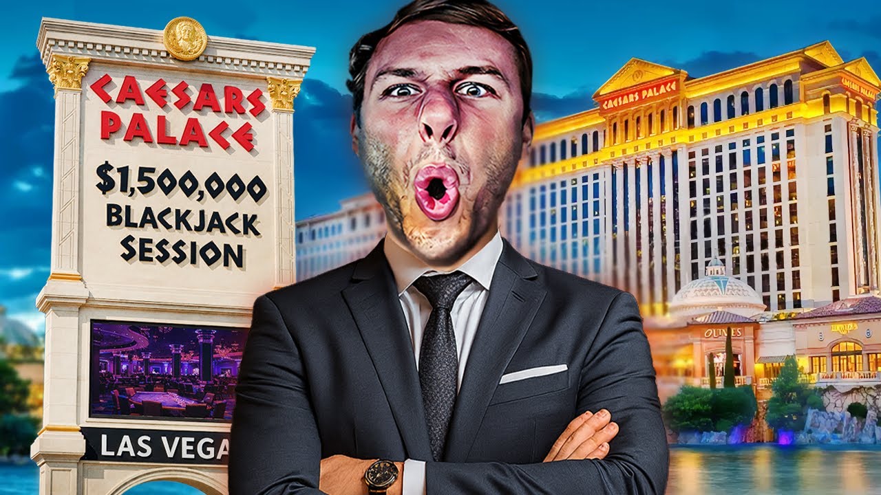 $1,500,000 ON THE LINE AT CAESARS PALACE! MY BIGGEST BLACKJACK SESSION EVER!