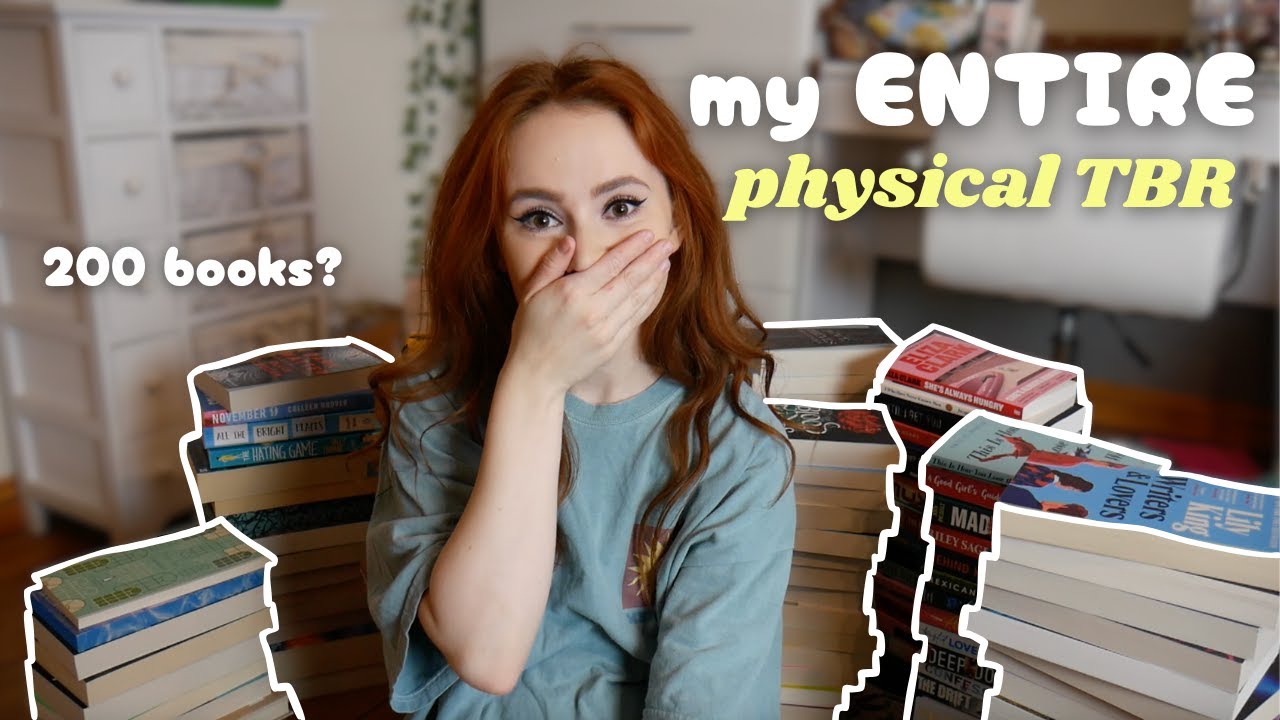 my entire physical TBR (150+ books)