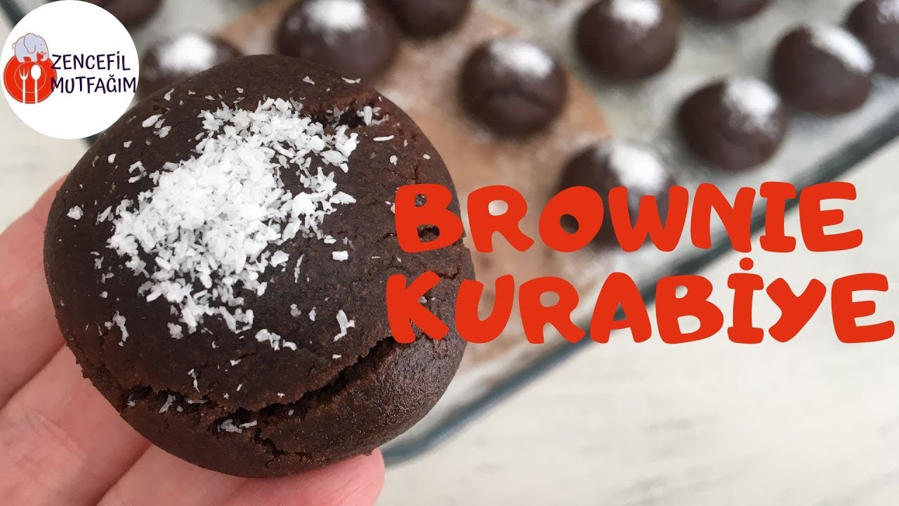 TAM ÖLÇÜLÜ ISLAK KURABİYE TARİFİ | BROWNİE KURABİYE TARİFİ | NASIL YAPILIR? | ZENCEFİL MUTFAĞIM