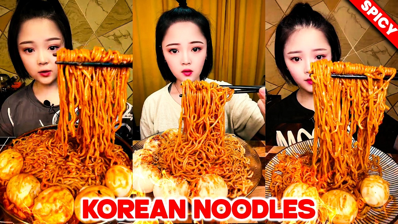 REAL MUKBANG :) BULDAK RAMEN | BULDAK NOODLES | BULDAK CARBONARA RAMEN | NONGSHIM SHIN RAMYUN