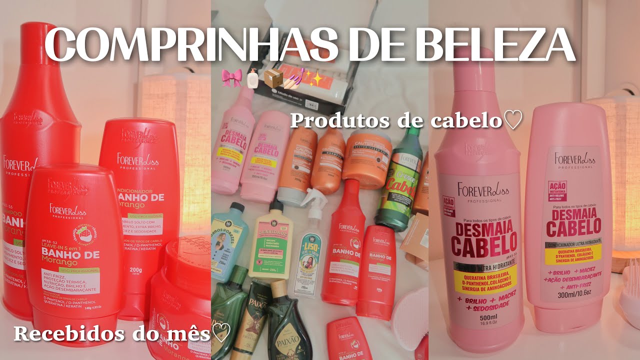 COMPRAS DE AUTOCUIDADO NA SHOPEE💗💅🏻produtos de cabelo, recebidos, cremes🧼