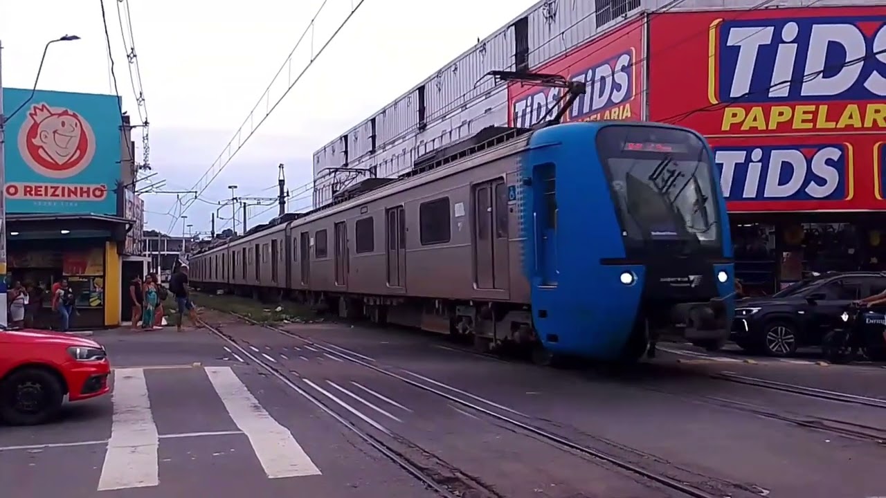 Compilado de Trens na Cancela de São João de Meriti (7 de Janeiro de 2026)