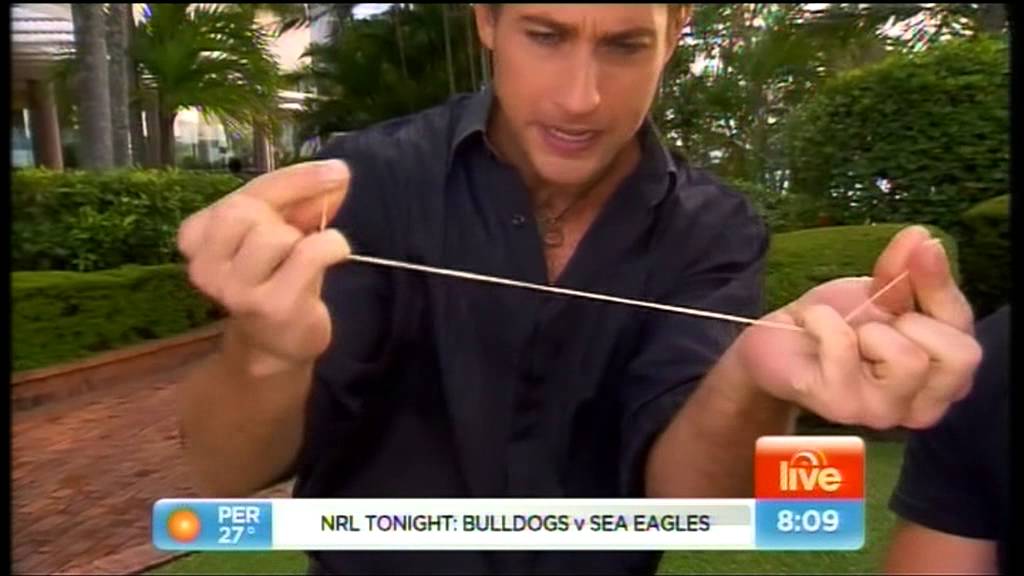 Sam Powers on CH7 SUNRISE - Elastic Band Illusion - April 2013