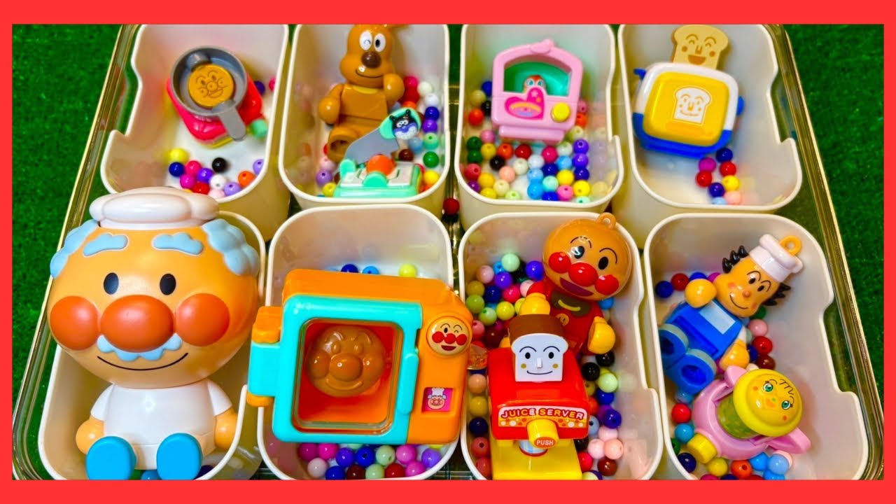 【お弁当ASMR】アンパンマン弁当❤️珍しいガチャガチャ集めてみた🥳Anpanman Bento Box ASMR Gacha Toy Packed Satisfyingly 
