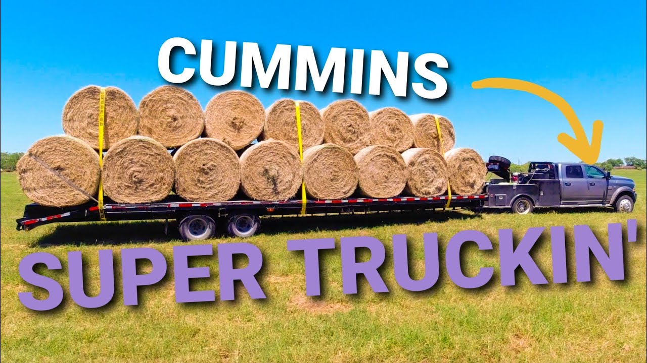 Heavy Haul - We Move TONS of HAY out of the Field!
