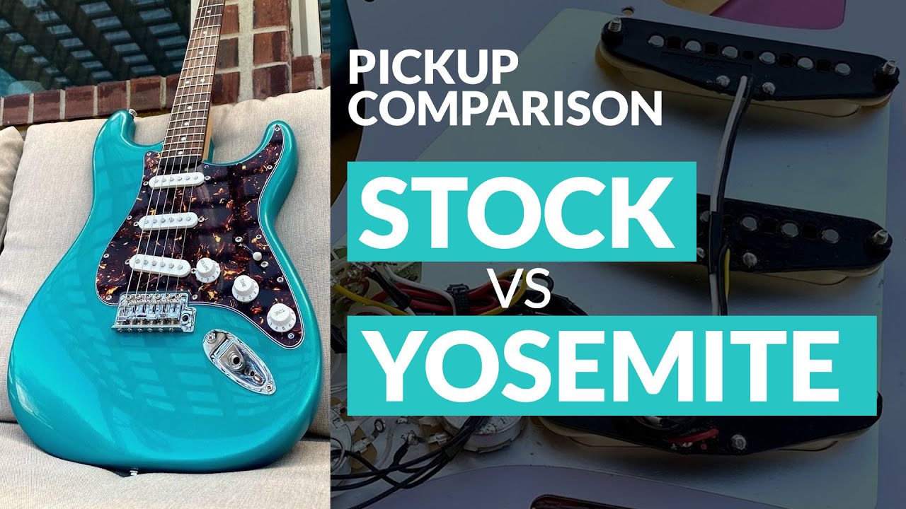 Squier Stock vs Fender Yosemite pickup comparison
