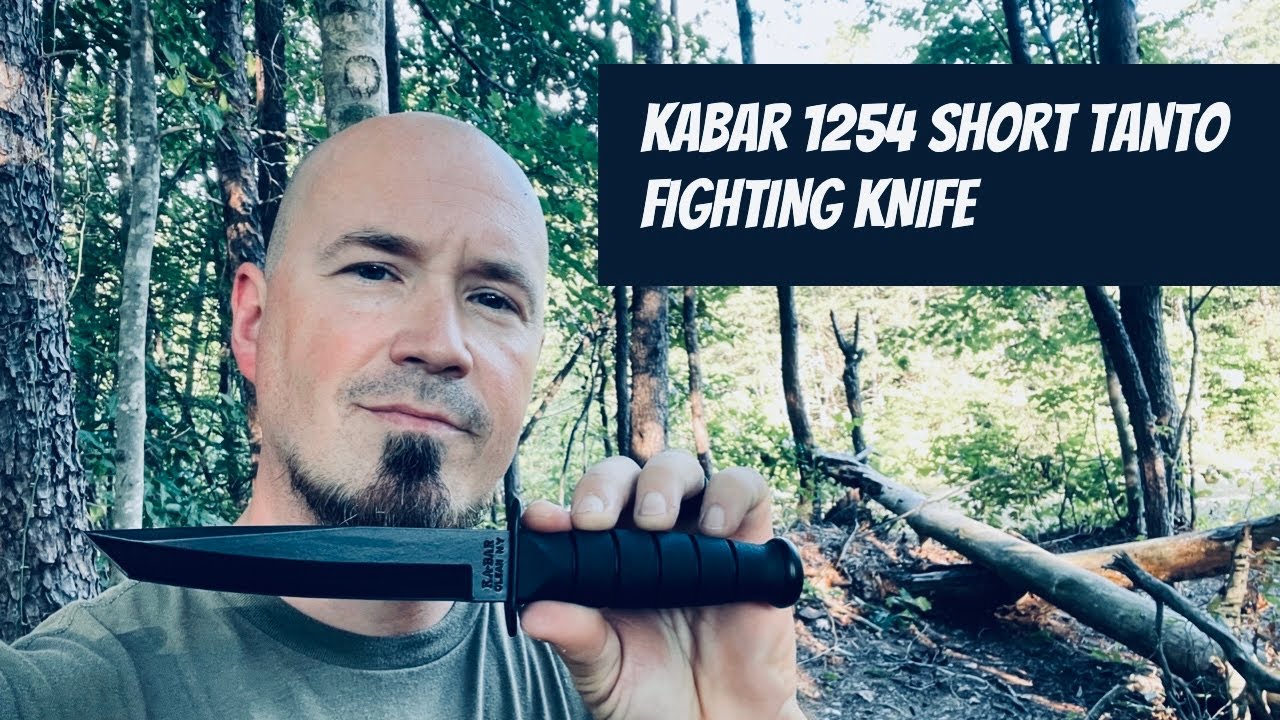 The Kabar 1254 Short Tanto Fighting Knife