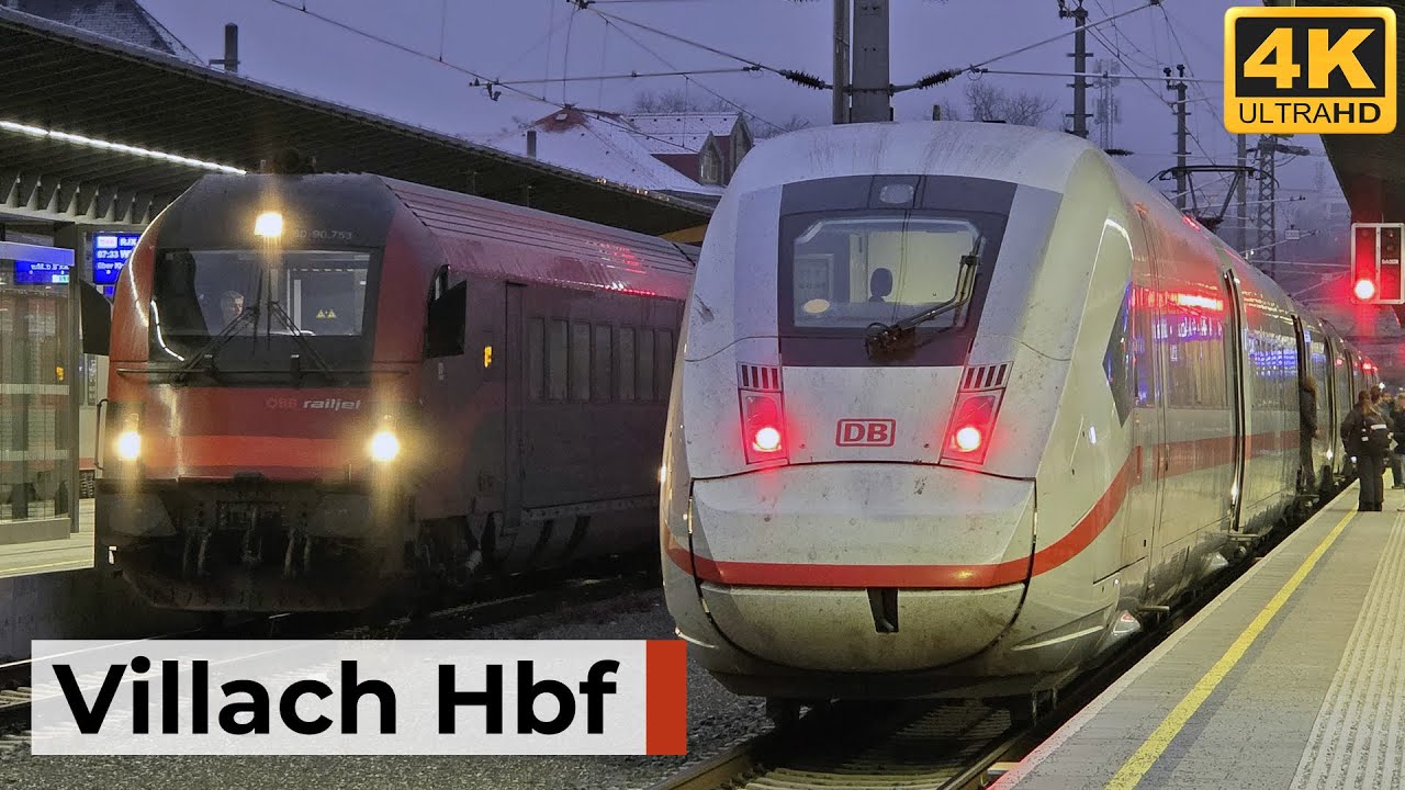 Villach Hbf 14.12.2025 - Neuer Fahrplan bringt mehr Fernverkehr & internationale Züge