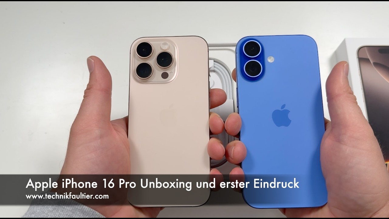 Apple iPhone 16 Pro Unboxing und erster Eindruck